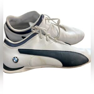 Puma Men's BMW M Motorsport Future Cat Sneaker, White-Team Blue, Size 7